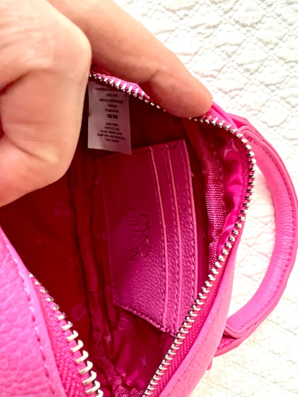 NWT PH PARIS VARSITY MINI BOWLER BAG IN PINK - Picture 15 of 16